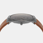 Skagen Leather Grey watch