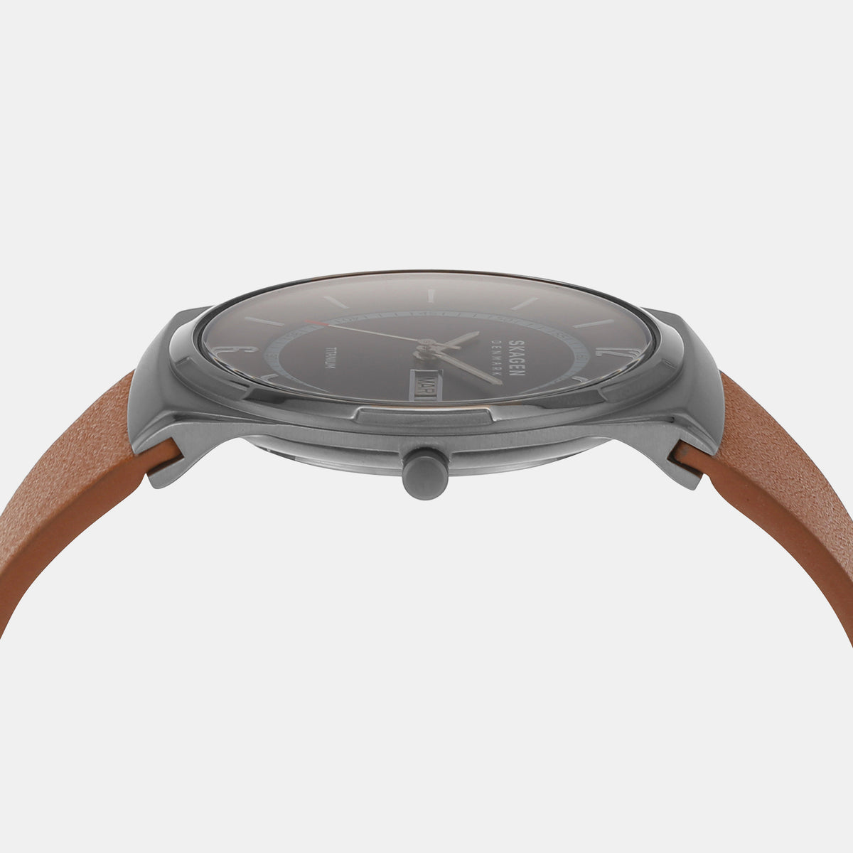 Skagen Leather Grey watch