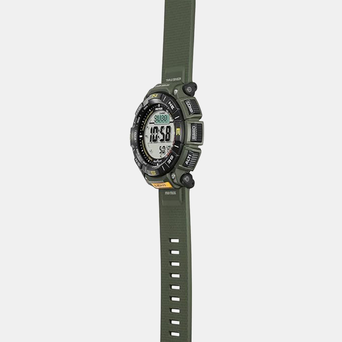 Protrek Men Quartz Black Dial Digital Resin Watch SL110