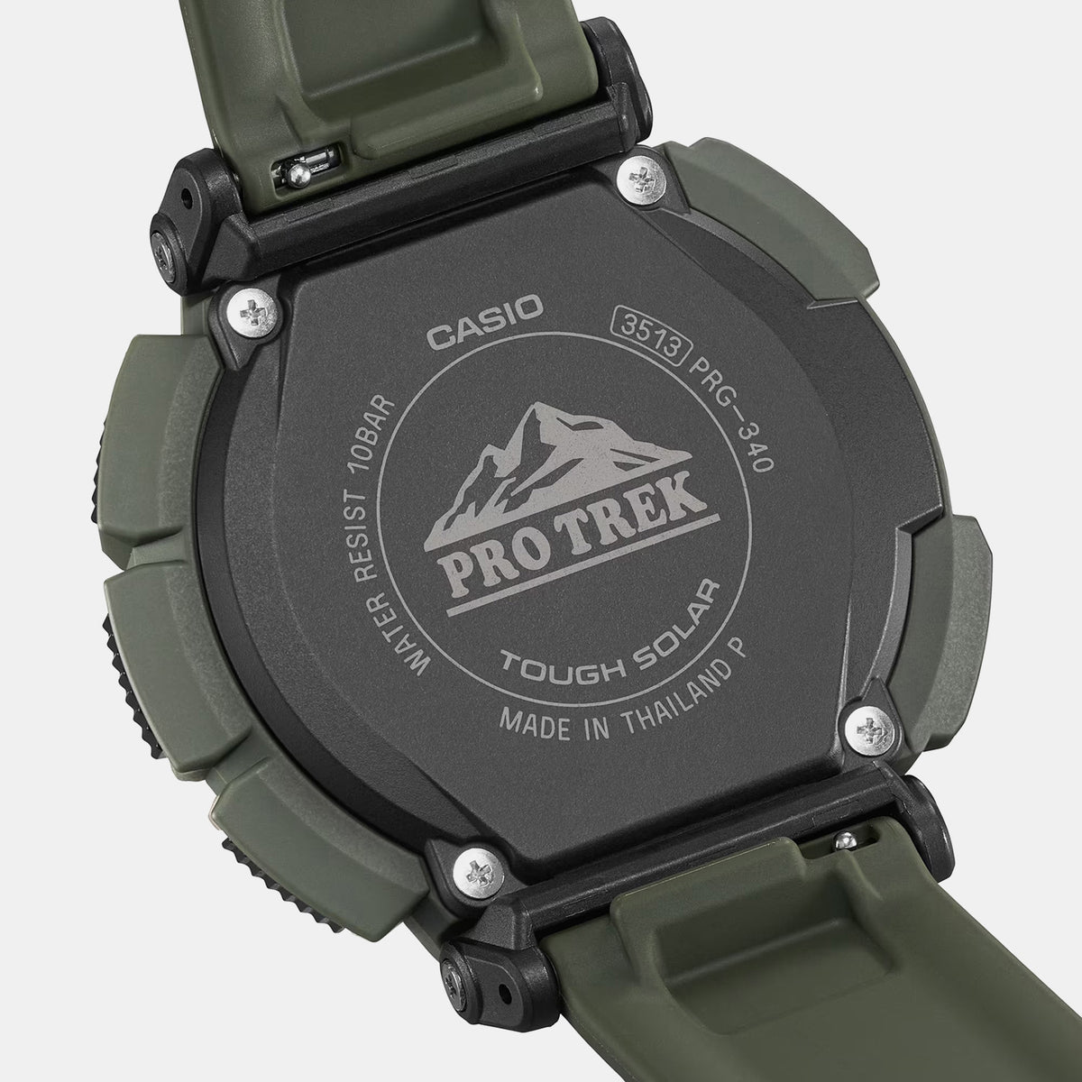 Protrek Men Quartz Black Dial Digital Resin Watch SL110