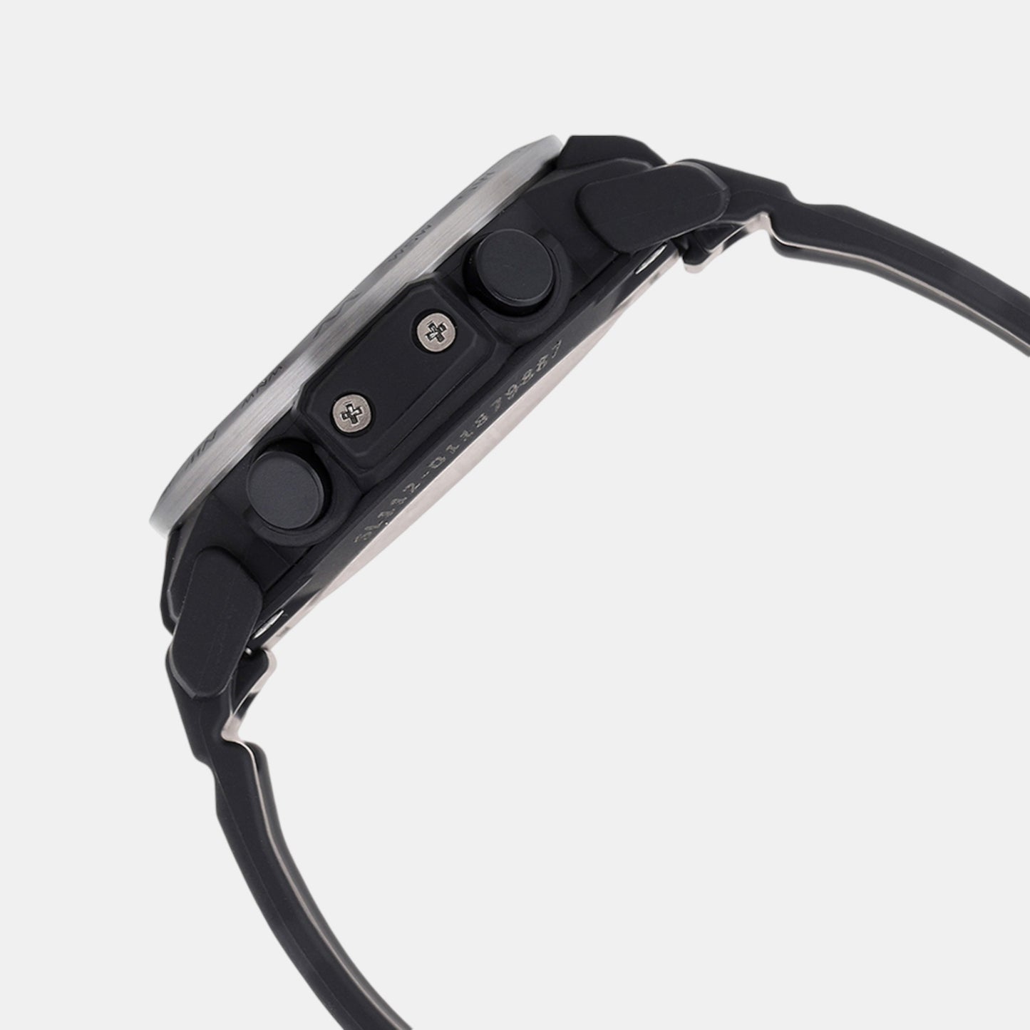 Protrek Men Quartz Silver Dial Digital Resin Watch SL112