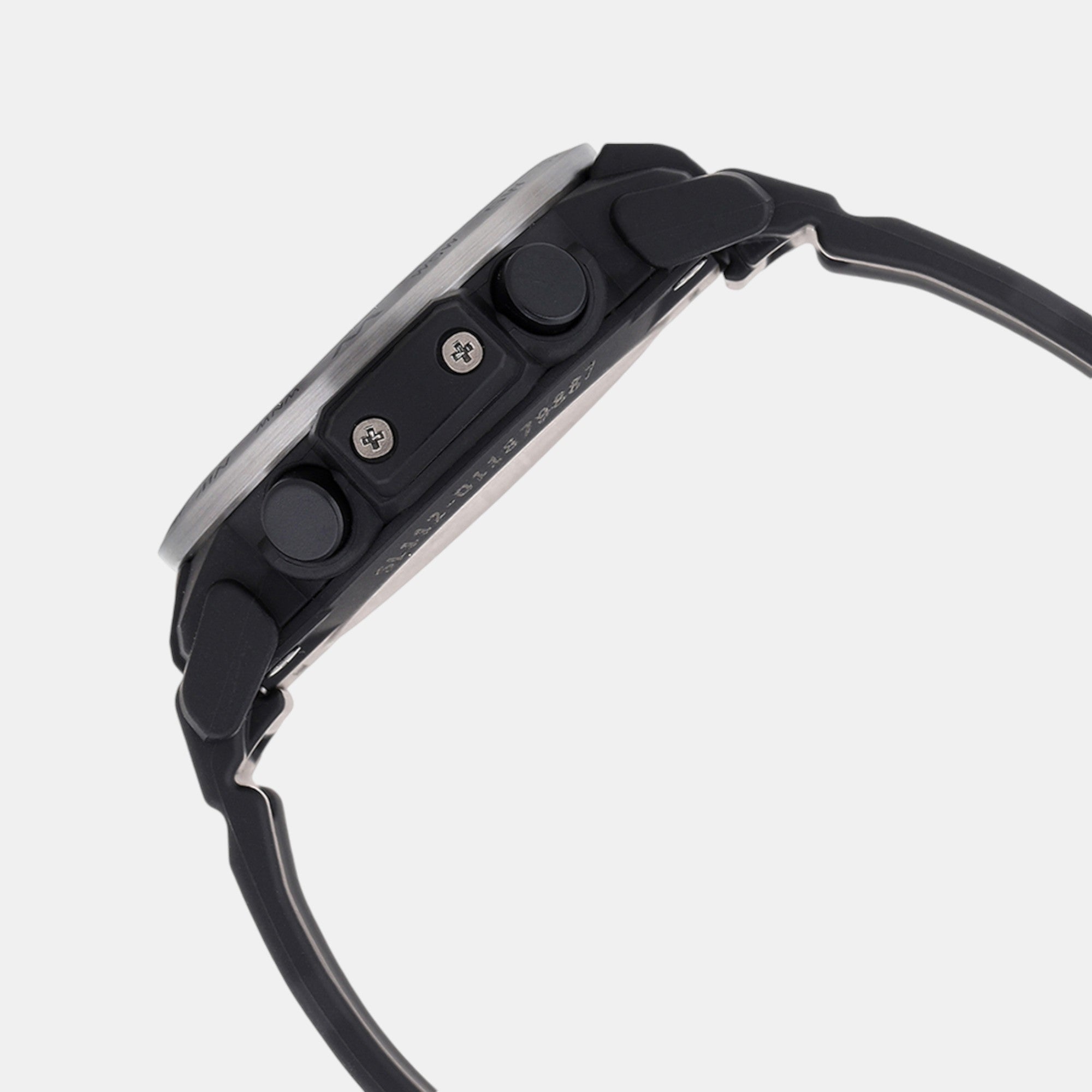 Protrek Men Quartz Silver Dial Digital Resin Watch SL112