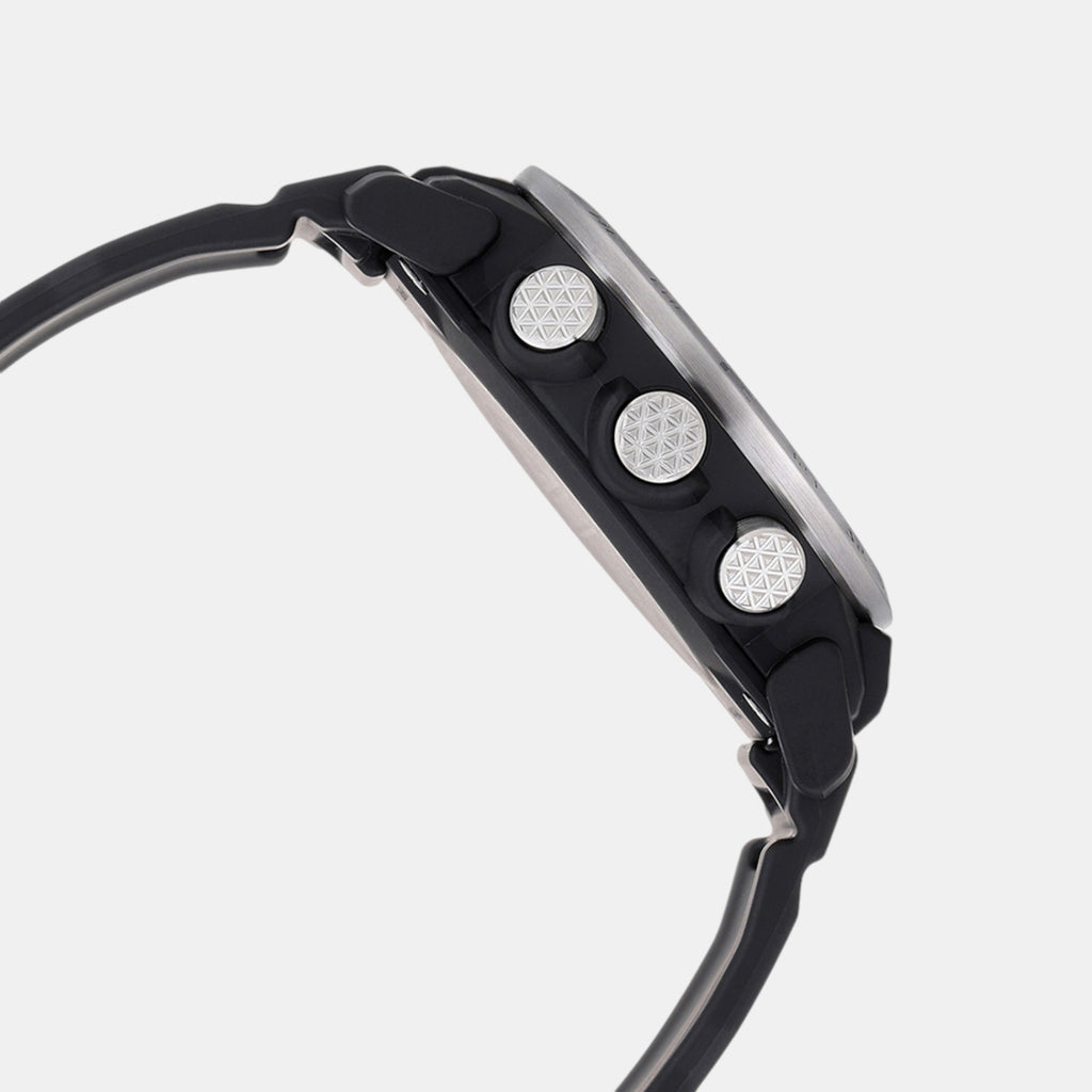 Protrek Men Quartz Silver Dial Digital Resin Watch SL112