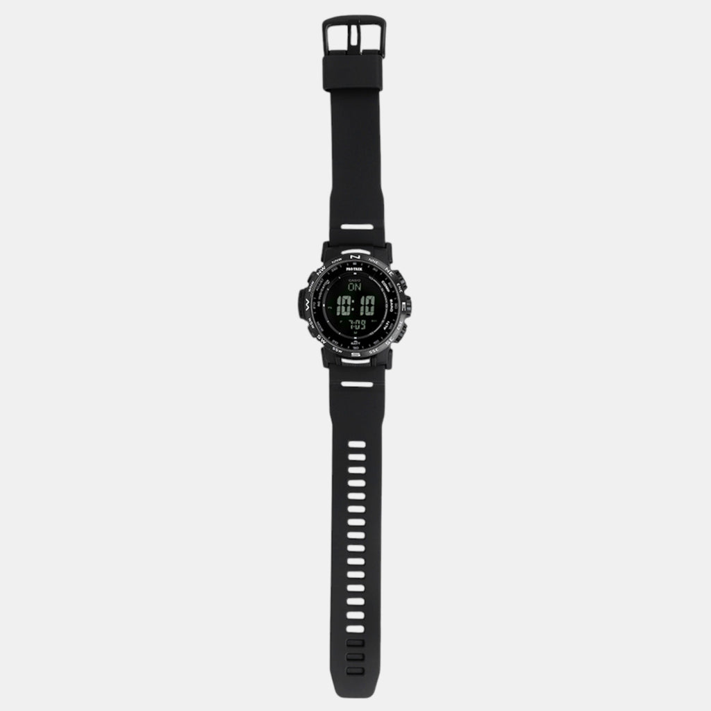 Protrek Men Quartz Black Dial Digital Resin Watch SL113