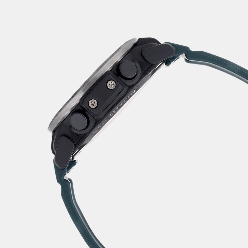 Protrek Men Quartz Silver Dial Digital Resin Watch SL114