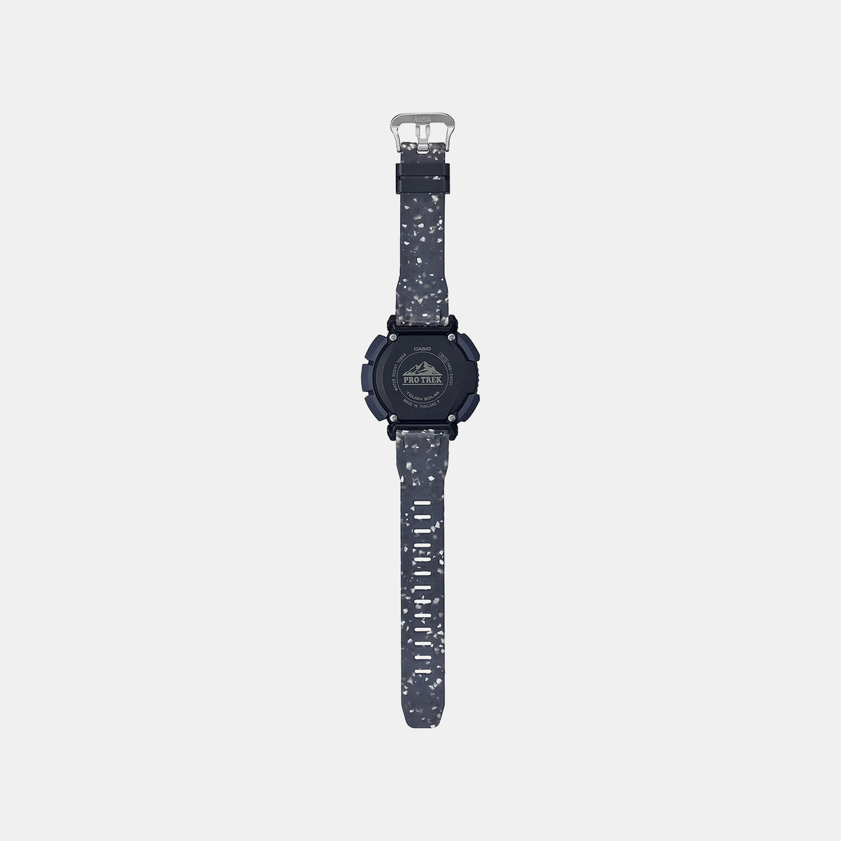 Protrek Men Quartz Black Dial Digital Silicone Watch SL118