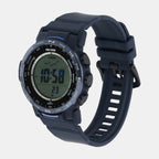 Protrek Men Quartz Blue Dial Digital Resin Watch SL121