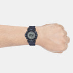 Protrek Men Quartz Blue Dial Digital Resin Watch SL121