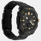 Protrek Men Quartz Black Dial Analog-Digital Stainless Steel Watch SL126