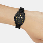 Protrek Men Quartz Black Dial Analog-Digital Stainless Steel Watch SL126