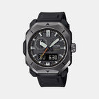 Protrek Men Quartz Black Dial Analog Resin Watch SL128