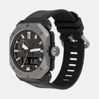 Protrek Men Quartz Black Dial Analog Resin Watch SL128