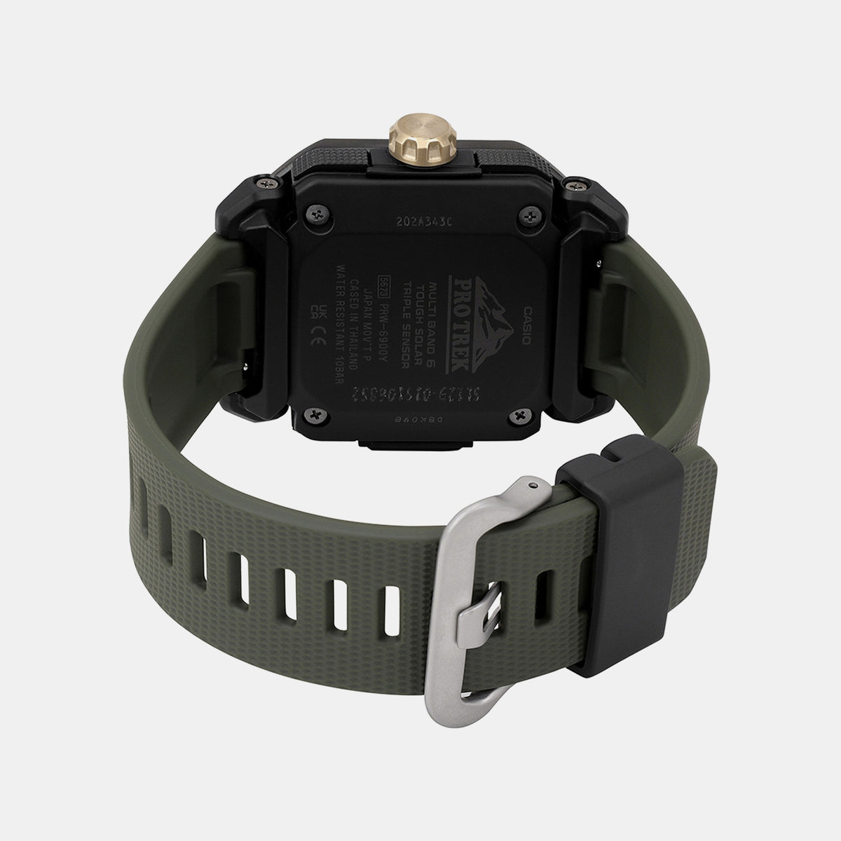 Protrek Men Quartz Green Dial Analog-Digital Resin Watch SL129