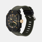 Protrek Men Quartz Green Dial Analog Resin Watch SL129