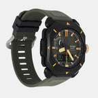 Protrek Men Quartz Green Dial Analog Resin Watch SL129
