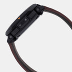 Protrek Men Quartz Black Dial Analog Leather Watch SL130