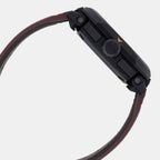 Protrek Men Quartz Black Dial Analog Leather Watch SL130