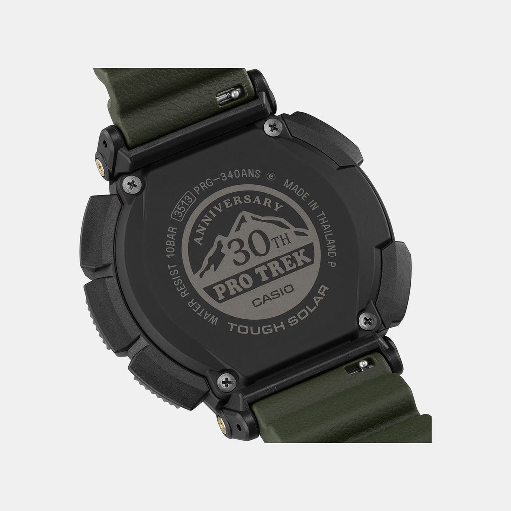 Pro Trek Men Solar Green Dial Digital Resin Watch SL137