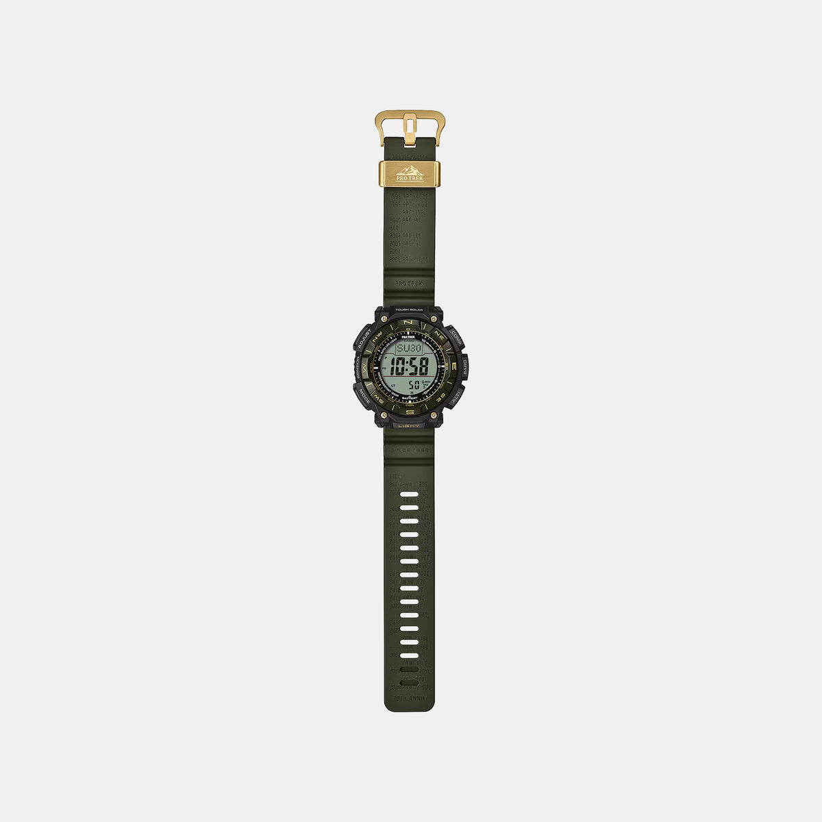 Protrek Men Solar Transparent Dial Digital Resin Watch SL137