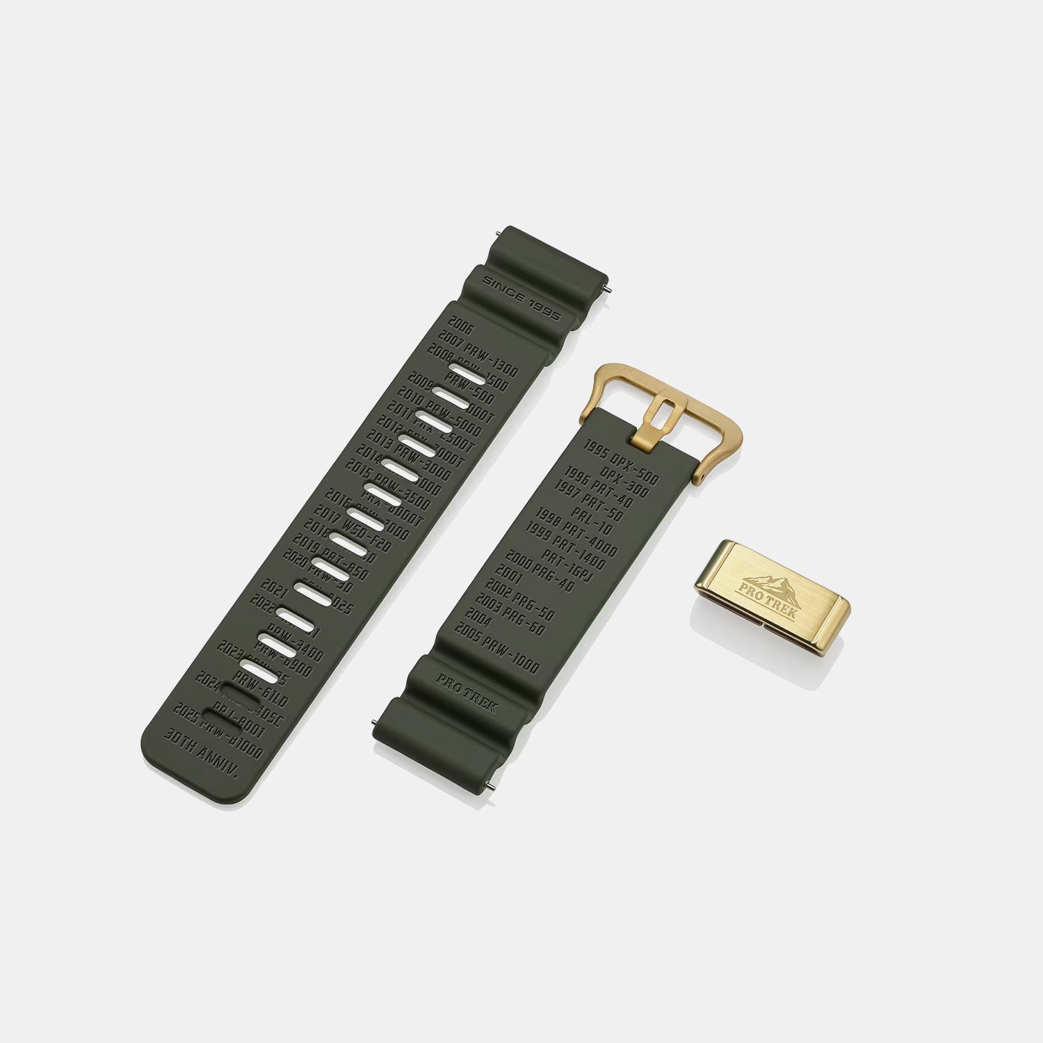 Pro Trek Men Solar Green Dial Digital Resin Watch SL137