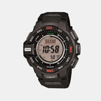 Protrek Men Quartz Black Dial Digital Resin Watch SL71