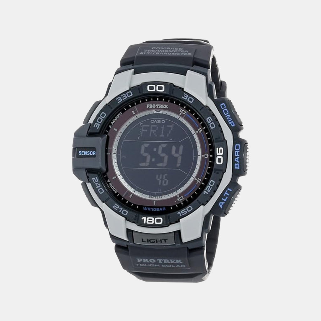 Protrek Men Quartz Black Dial Digital Resin Watch SL75