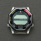 Men Quartz Grey Dial Digital Stainless Steel Watch SMGG19P1