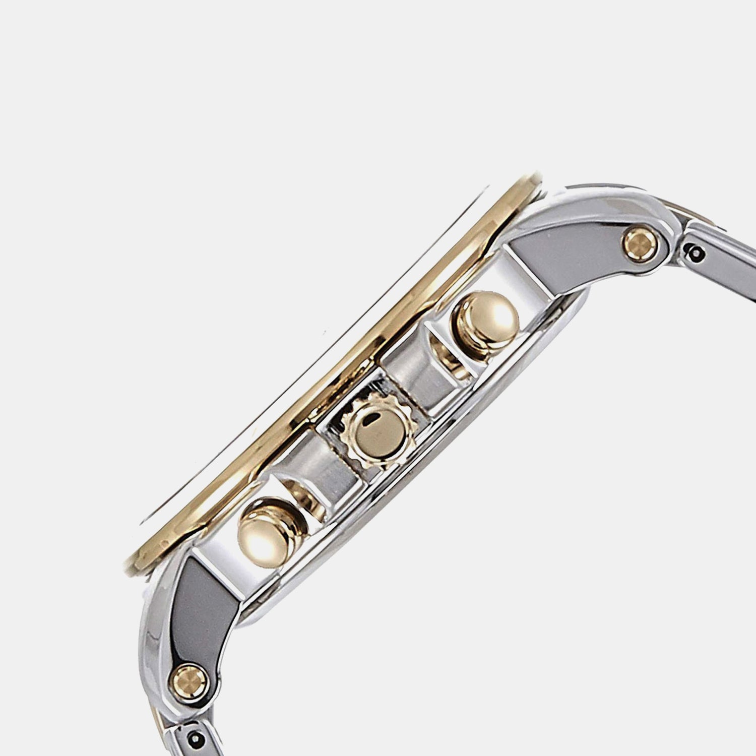 Premier Women Quartz Beige Dial Chronograph Stainless Steel Watch SNDV70P1