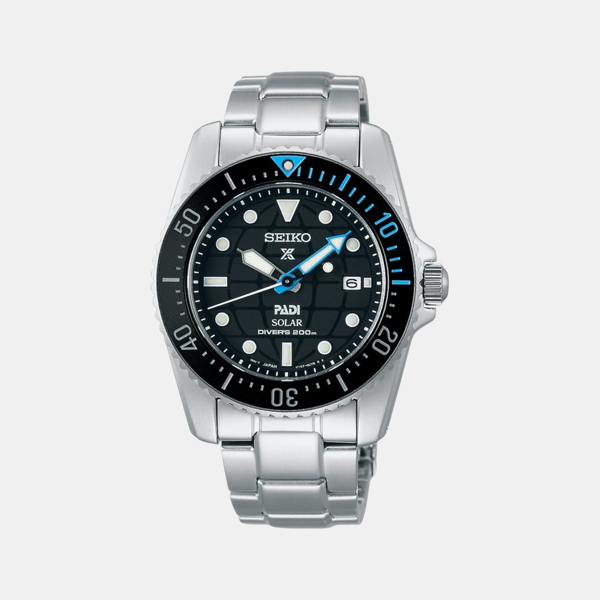 Prospex Men Solar Black Dial Analog Stainless Steel Watch SNE575P1