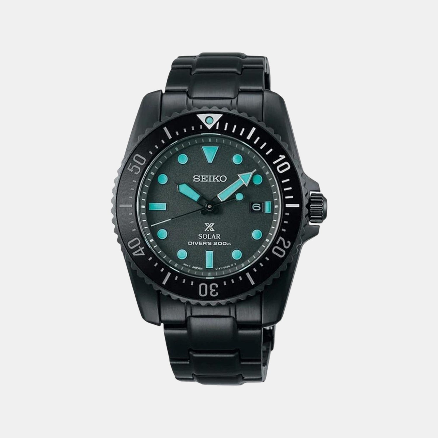 Prospex Men Solar Black Dial Analog Stainless Steel Watch SNE587P1