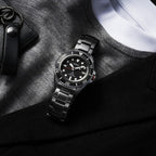 Prospex Men Solar Black Dial Analog Stainless Steel Watch SNE589P1