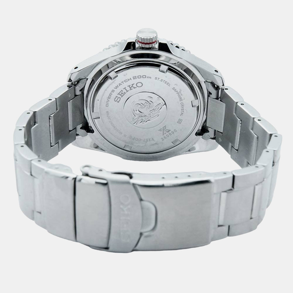 Prospex Men Solar Black Dial Analog Stainless Steel Watch SNE591P1