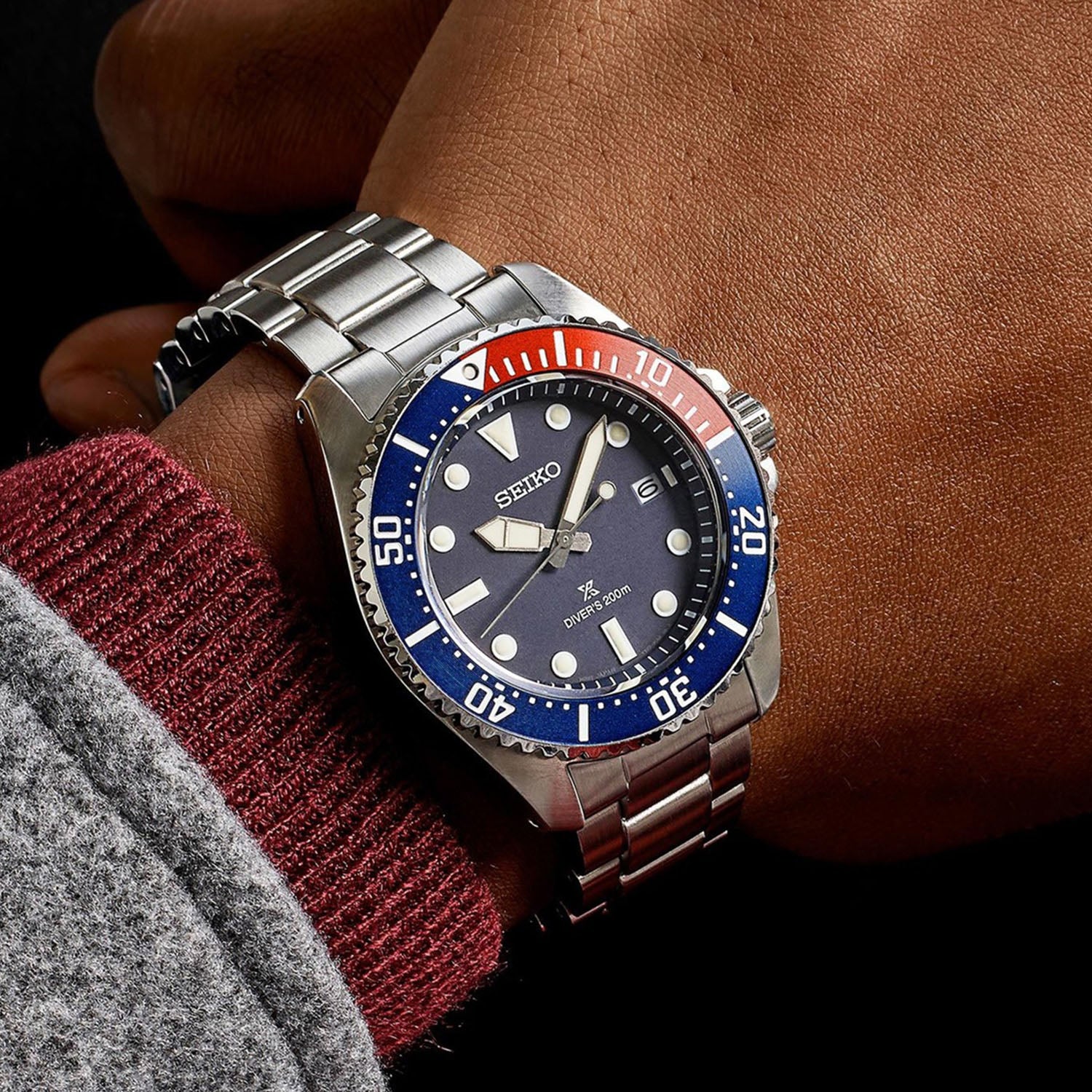 Prospex Men Solar Blue Dial Analog Stainless Steel Watch SNE595P1