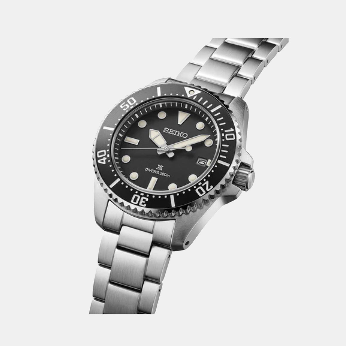 Prospex Men Solar Black Dial Analog Stainless Steel Watch SNE597P1