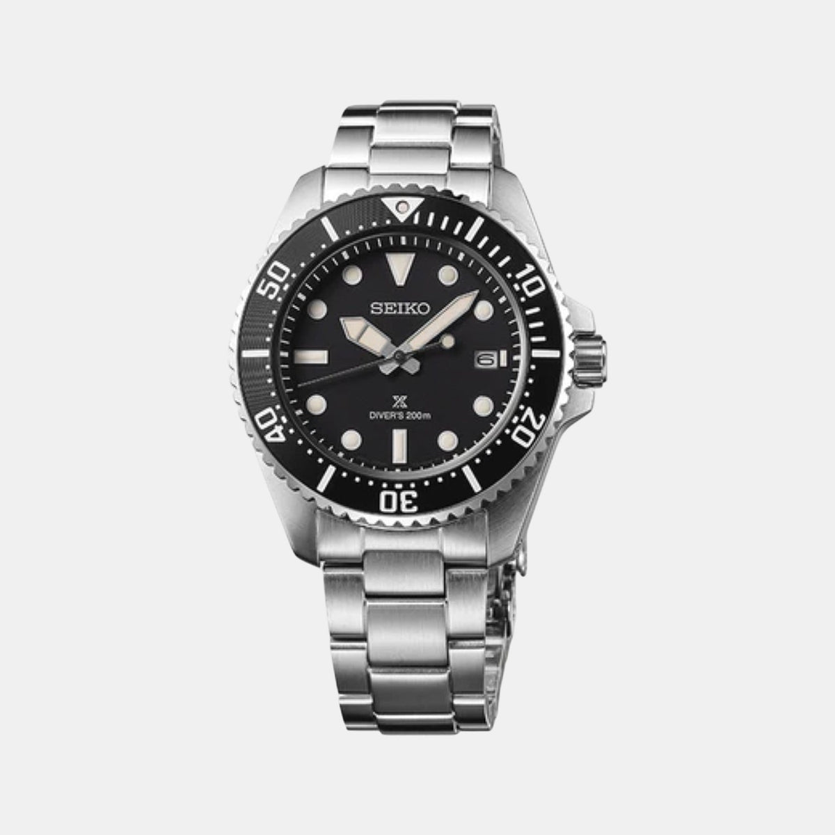 Prospex Men Solar Black Dial Analog Stainless Steel Watch SNE597P1