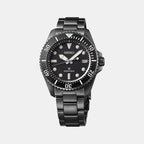 Prospex Men Solar Black Dial Analog Stainless Steel Watch SNE599P1