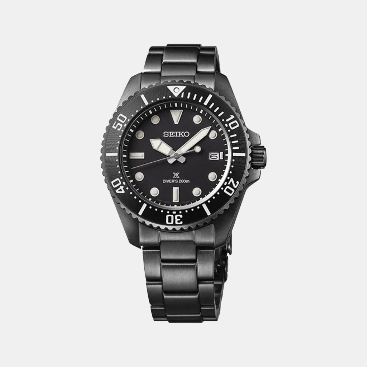 Prospex Men Solar Black Dial Analog Stainless Steel Watch SNE599P1