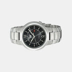 Seiko 5 Men Automatic Black Dial Analog Stainless Steel Watch SNKA23K1