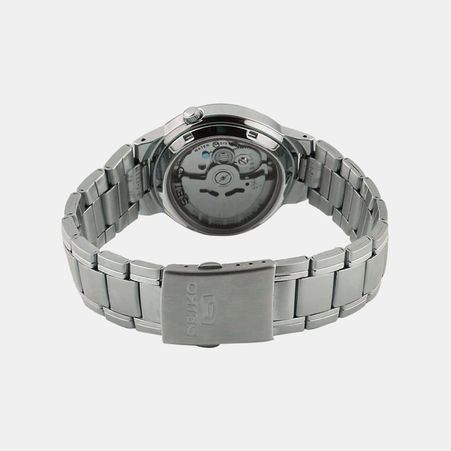 Seiko 5 Men Automatic Black Dial Analog Stainless Steel Watch SNKA23K1