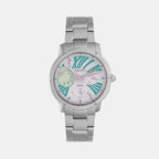 Dress Women Quartz Silver Dial Multi-Function Stainless Steel Watch SNT879P1