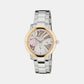 Dress Women Quartz Silver Dial Multi-Function Stainless Steel Watch SNT880P1