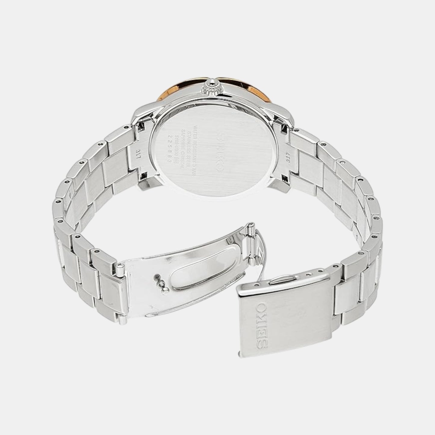 Dress Women Quartz Silver Dial Multi-Function Stainless Steel Watch SNT880P1