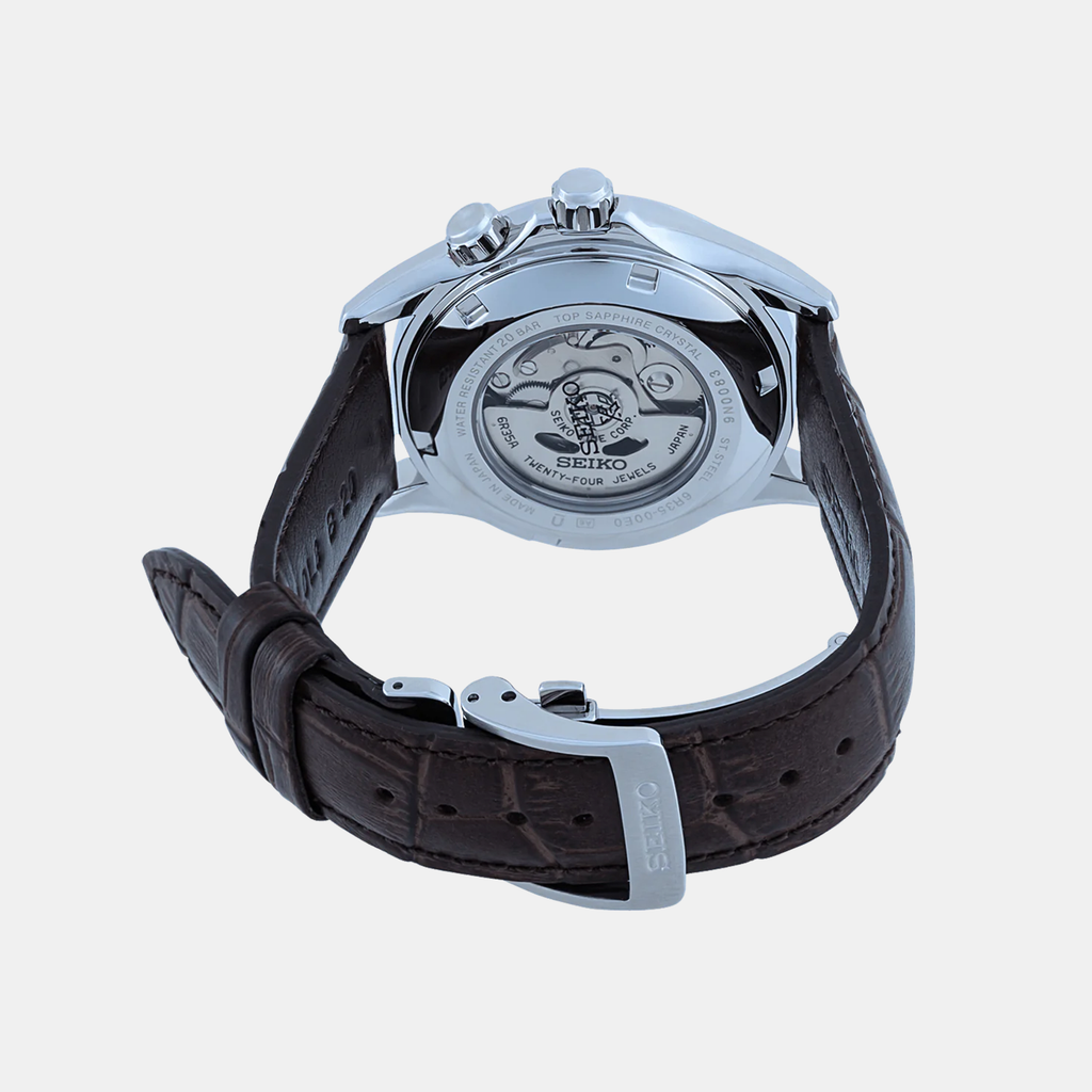 Seiko Men Round Green watch