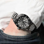 Prospex Men Automatic Black Dial Analog Stainless Steel Watch SPB143J1