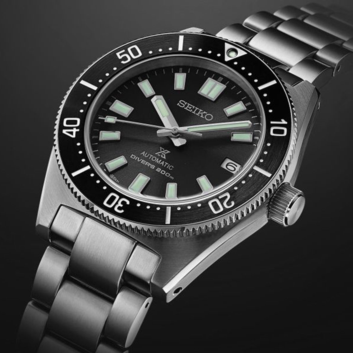 Prospex Men Automatic Black Dial Analog Stainless Steel Watch SPB143J1