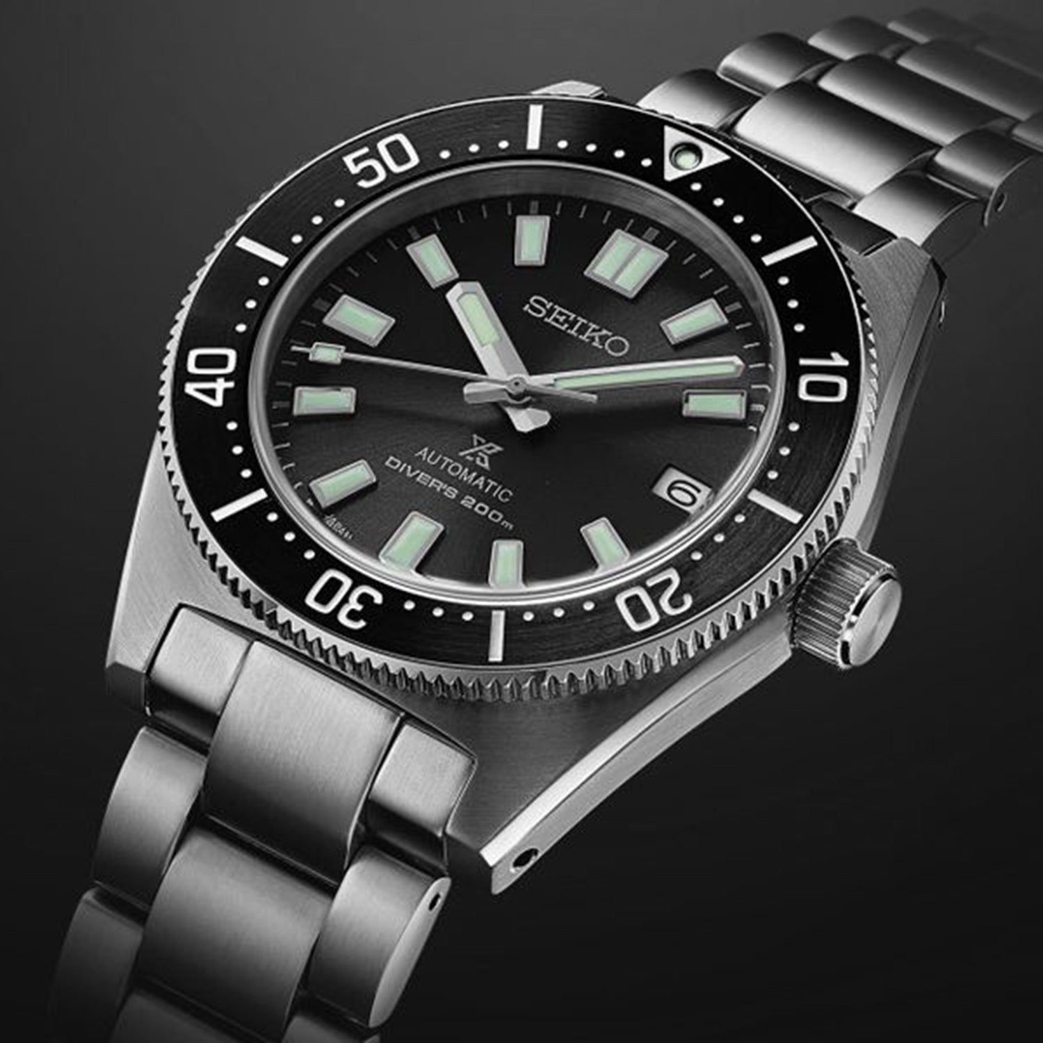 Prospex Men Automatic Black Dial Analog Stainless Steel Watch SPB143J1