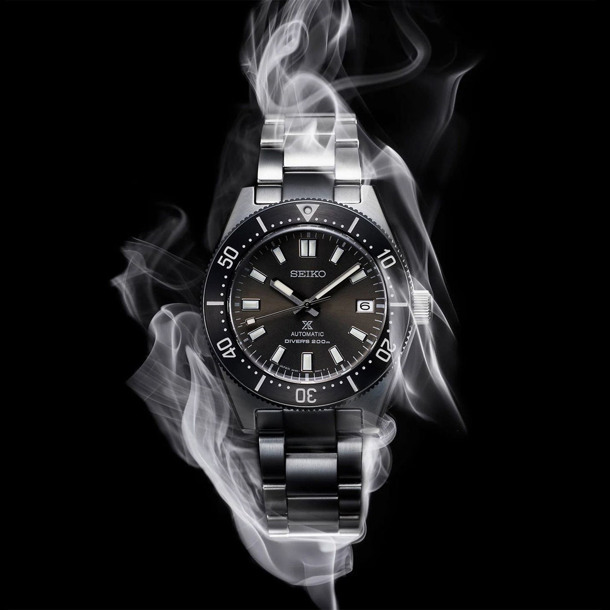 Prospex Men Automatic Black Dial Analog Stainless Steel Watch SPB143J1