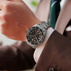Prospex Men Automatic Black Dial Analog Stainless Steel Watch SPB143J1