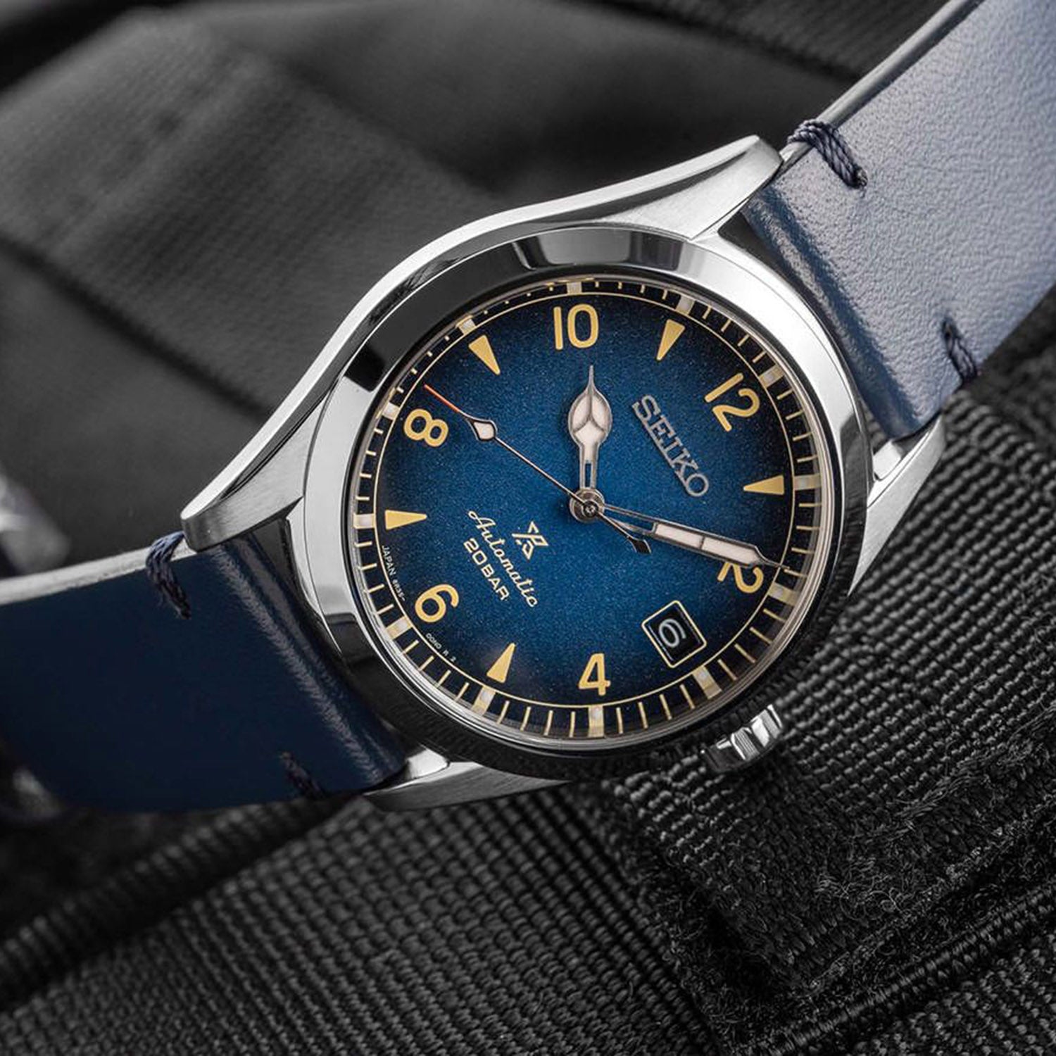 Prospex Men Automatic Blue Dial Analog Leather Watch SPB157J1