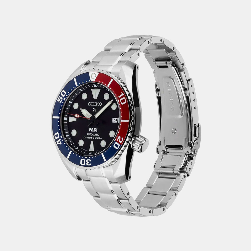 Prospex Men Automatic Black Dial Analog Stainless Steel Watch SPB181J1